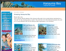 Tablet Screenshot of hanauma-bay-hawaii.com